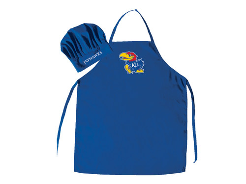 Kansas Jayhawks Apron & Chef Hat