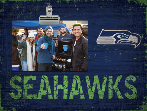 Seattle Seahawks Wood Clip Frame