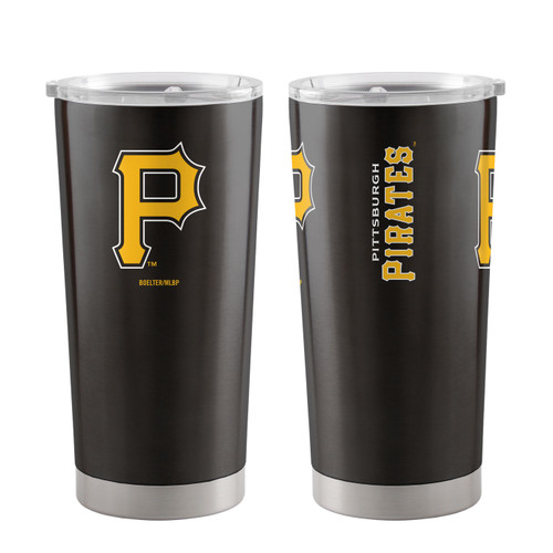 Pittsburgh Pirates Boelter 20 Oz Black Travel Tumbler