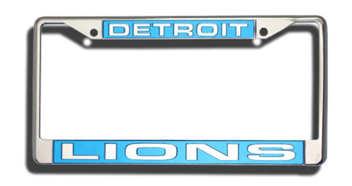 Detroit Lions Laser Cut License Plate Frame