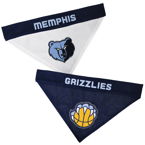 Memphis Grizzlies Reversible Dog Bandana