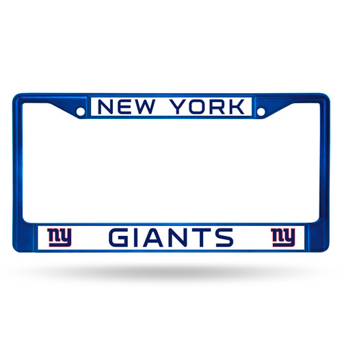 New York Giants Color Metal License Plate Frame