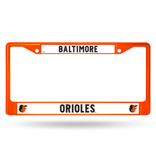 Baltimore Orioles Color Metal License Plate Frame