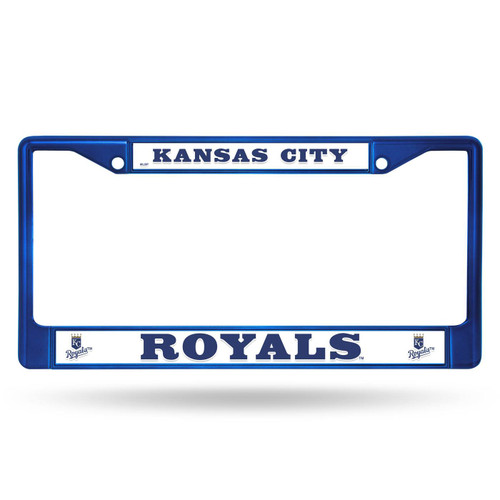 Kansas City Royals Color Metal License Plate Frame
