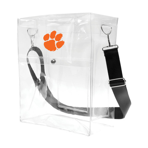 Clemson Tigers Clear Ticket Satchel