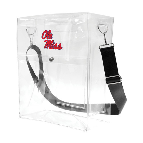 Mississippi Rebels Clear Ticket Satchel