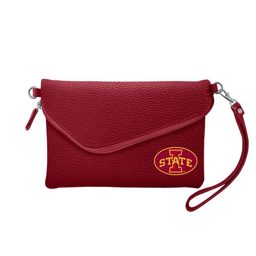 Iowa State Cyclones Pebble Fold Over Purse