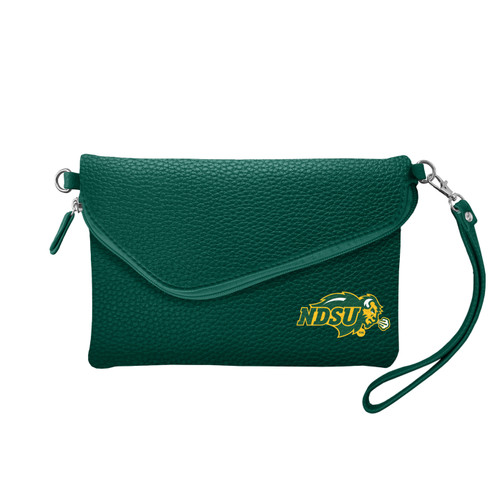 North Dakota State Bison Pebble Fold Over Purse