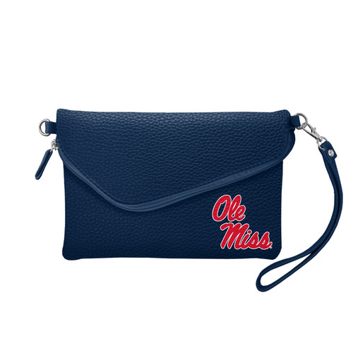 Mississippi Rebels Pebble Fold Over Purse