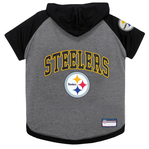 Pittsburgh Steelers Dog Hoodie Tee