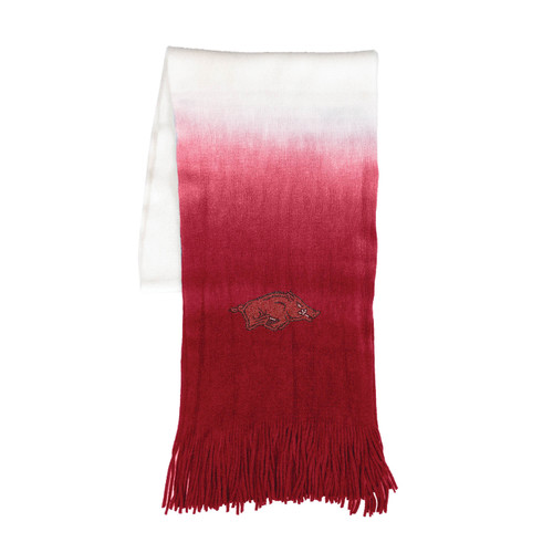 Arkansas Razorbacks Dip Dye Scarf