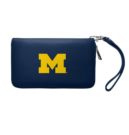 Michigan Wolverines Pebble Organizer Wallet