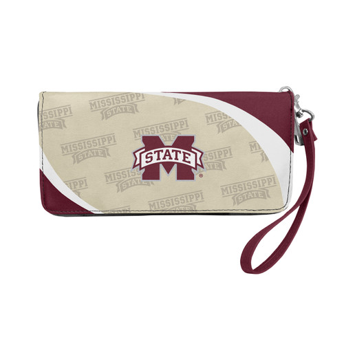 Mississippi State Bulldogs Curve Zip Organizer Wallet