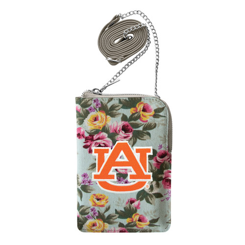 Auburn Tigers Canvas Floral Smart Purse