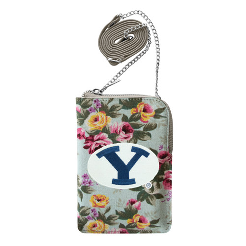 BYU Cougars Canvas Floral Smart Purse