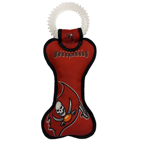 Tampa Bay Buccaneers Dental Bone Dog Tug Toy