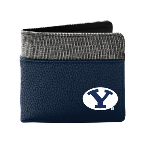 BYU Cougars Pebble Bi-Fold Wallet