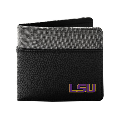 LSU Tigers Pebble Bi-Fold Wallet