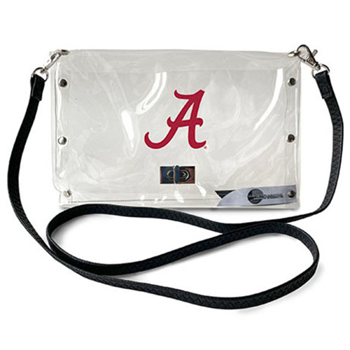 Alabama Crimson Tide Clear Envelope Purse