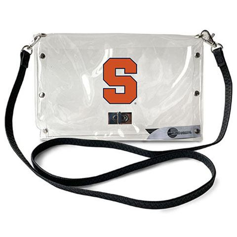 Syracuse Orange Clear Envelope Purse