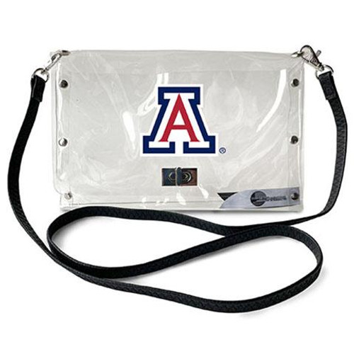 Arizona Wildcats Clear Envelope Purse