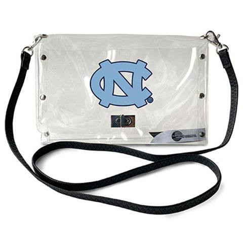 North Carolina Tar Heels Clear Envelope Purse