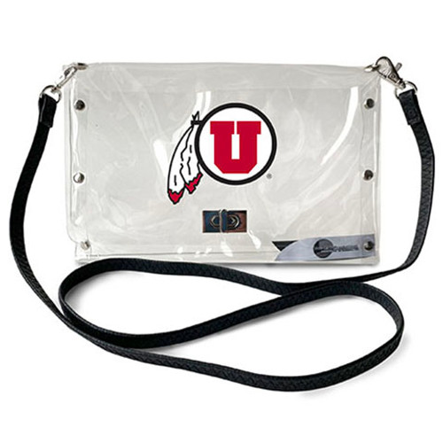 Utah Utes Clear Envelope Purse