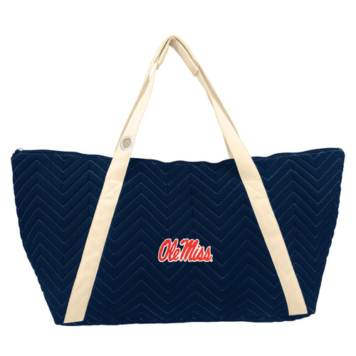 Mississippi Rebels Chevron Stitch Weekender Bag