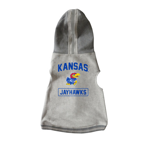 Kansas Jayhawks Dog Hooded Crewneck