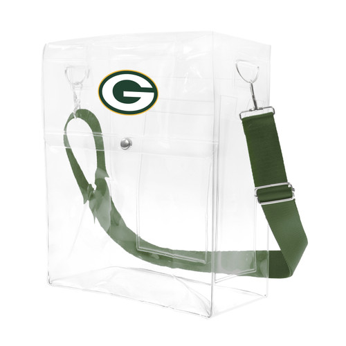 Green Bay Packers Alt Clear Ticket Satchel