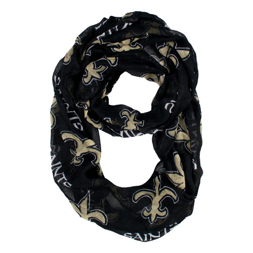 New Orleans Saints Sheer Infinity Scarf