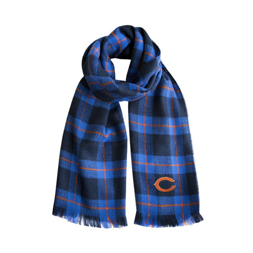 Chicago Bears Plaid Blanket Scarf