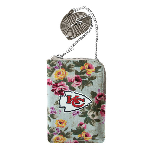 Kansas City Chiefs Canvas Floral Smart Purse