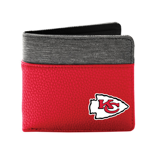 Kansas City Chiefs Pebble Bi-Fold Wallet
