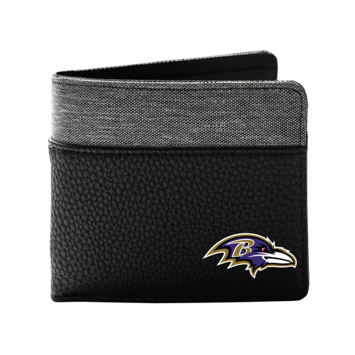 Baltimore Ravens Pebble Bi-Fold Wallet