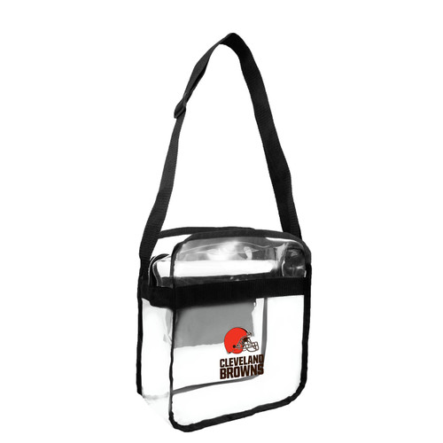 Cleveland Browns NFL Clear Crossbody Carry-All Bag