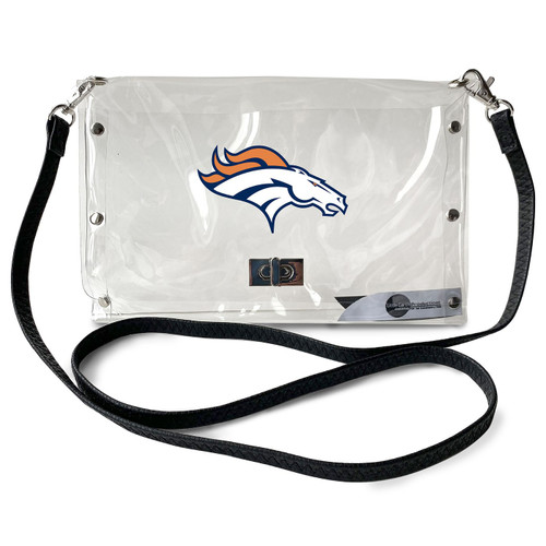 Denver Broncos Clear Envelope Purse