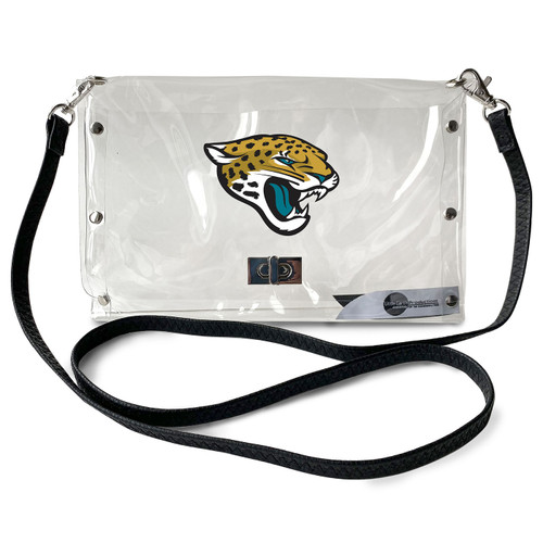 Littlearth Clear Envelope Purse with Black Fashion Strap