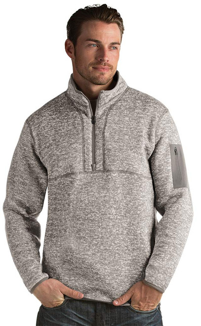 Antigua Fortune Men's Half Zip Custom Pullover