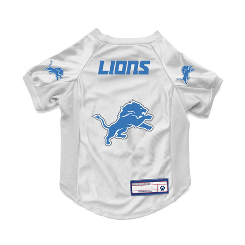 Detroit Lions White Stretch Dog Jersey