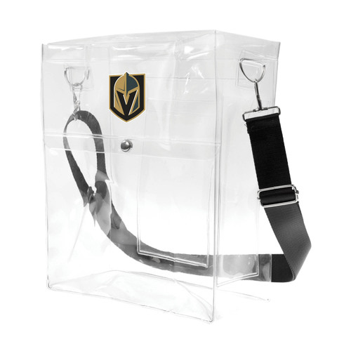 Vegas Golden Knights Clear Ticket Satchel