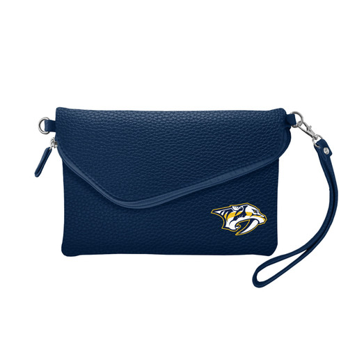 Nashville Predators Pebble Fold Over Purse