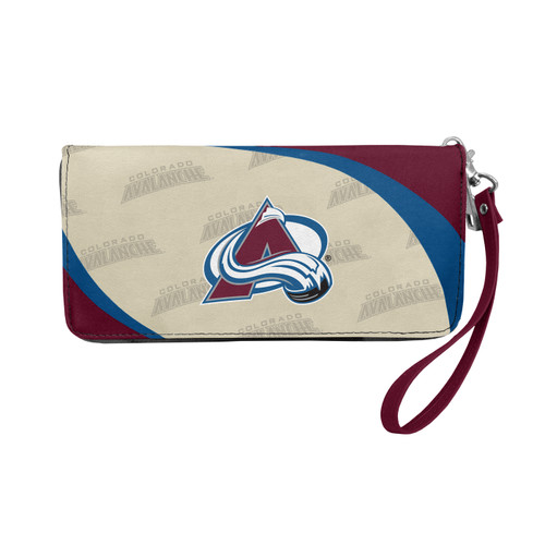 Colorado Avalanche Curve Zip Organizer Wallet