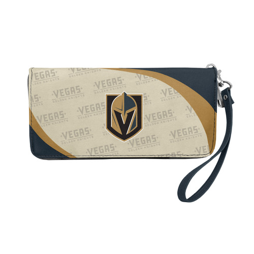 Vegas Golden Knights Curve Zip Organizer Wallet