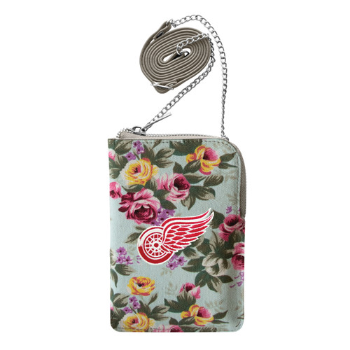 Detroit Red Wings Canvas Floral Smart Purse