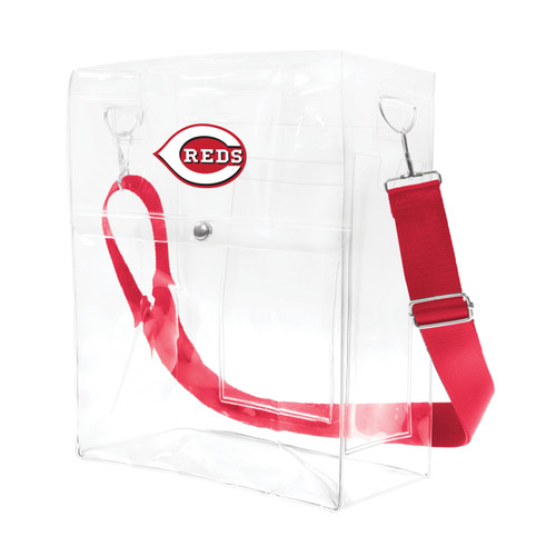 Cincinnati Reds Alternate Clear Ticket Satchel