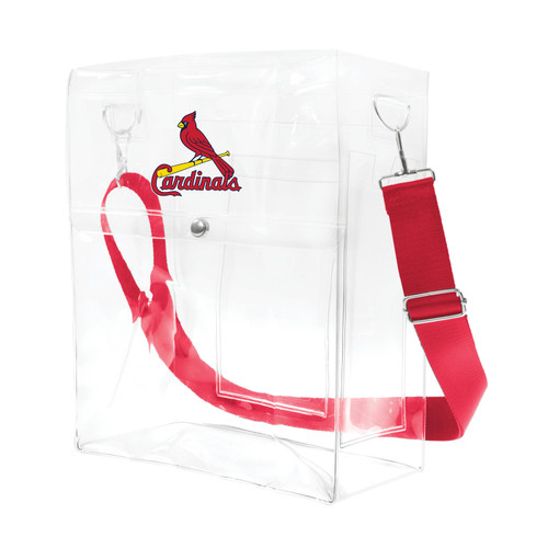 St Louis Cardinals Alternate Clear Ticket Satchel