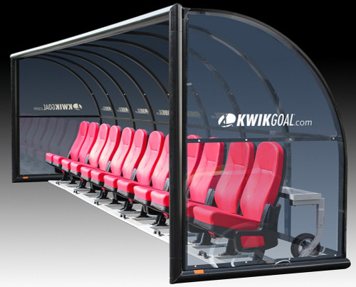 Kwik Goal Semi-Permanent Elite Shelter with Luxury Seats - 21 ft