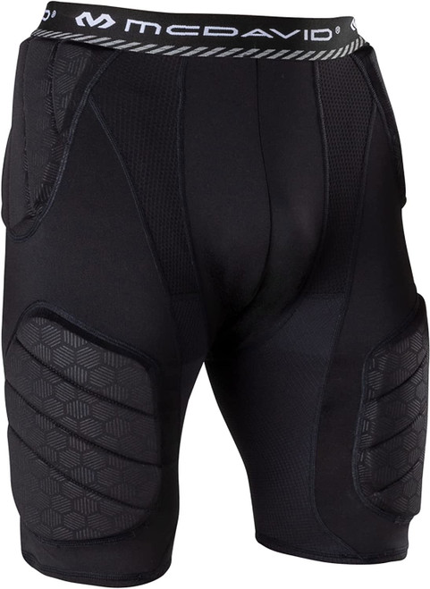 Sports Unlimited Adult 7 Pad Integrated Football Girdle - Hard Thigh Pads,  New