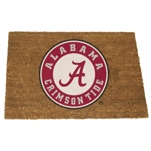 Alabama Crimson Tide Colored Logo Door Mat